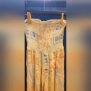 Urban Outfitters | Tube Smocked Jumpsuit